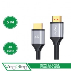 Cáp HDMI 4K VEGGIEG V-H304 dài 5m - Chuẩn 2.0