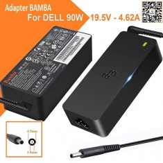 Sạc LAPTOP DELL 19.5V - 4.62A  90W - Đầu kim nhỏ BamBa